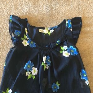 floral blouse from hollister